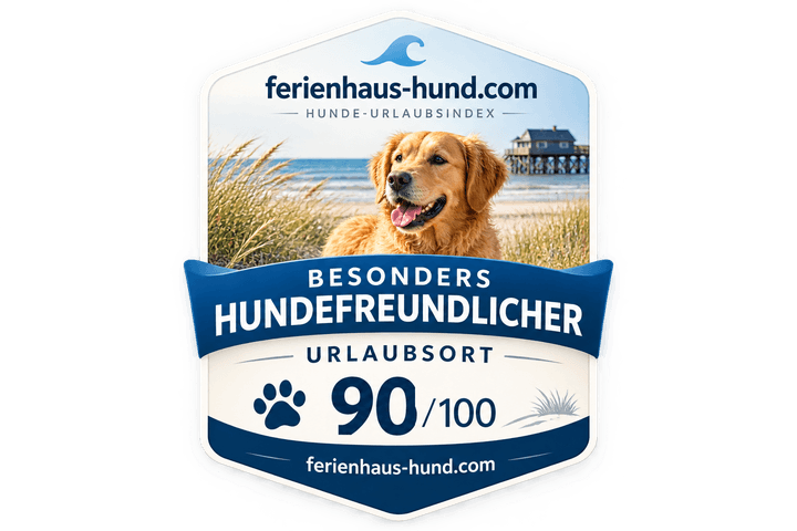 Burhave: besonders hundefreundlicher Urlaubsort, 90 von 100 Punkten