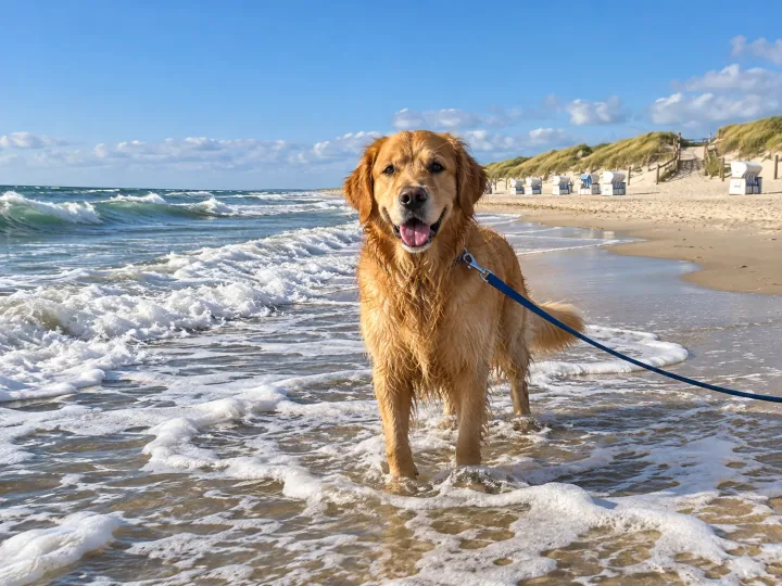 Illustration: Hundestrand Süd an der Seestraße